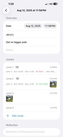 Pole Vault Journal Screenshot 5 of 5