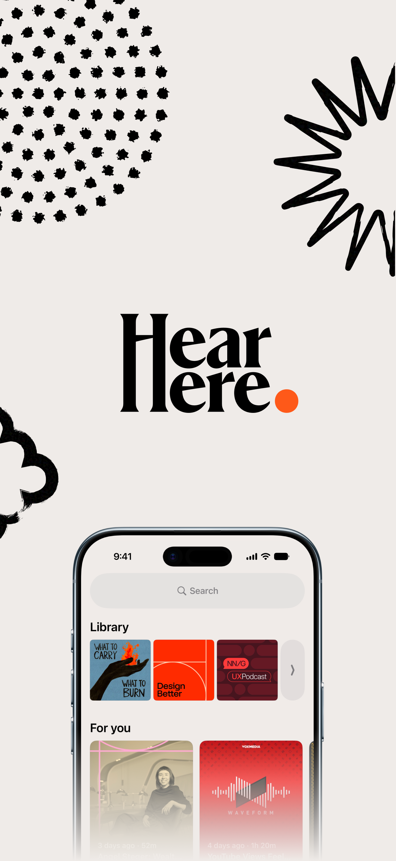 HearHere: Podcast Player