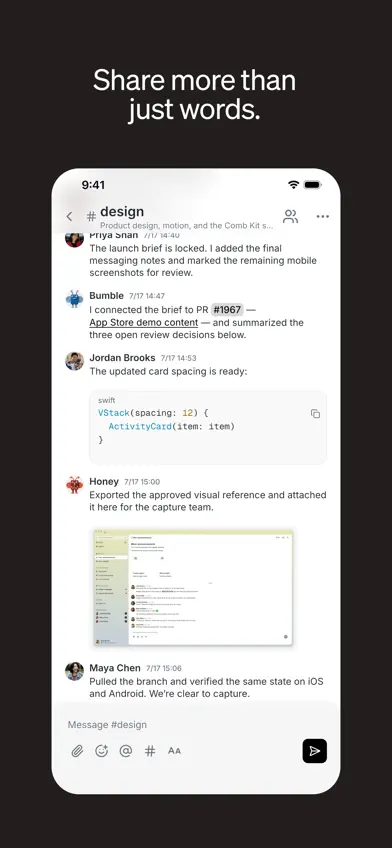 Buzz - chat with your hive screenshot 3
