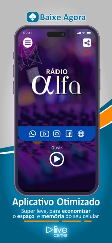 Rádio Alfa iPhone screenshot