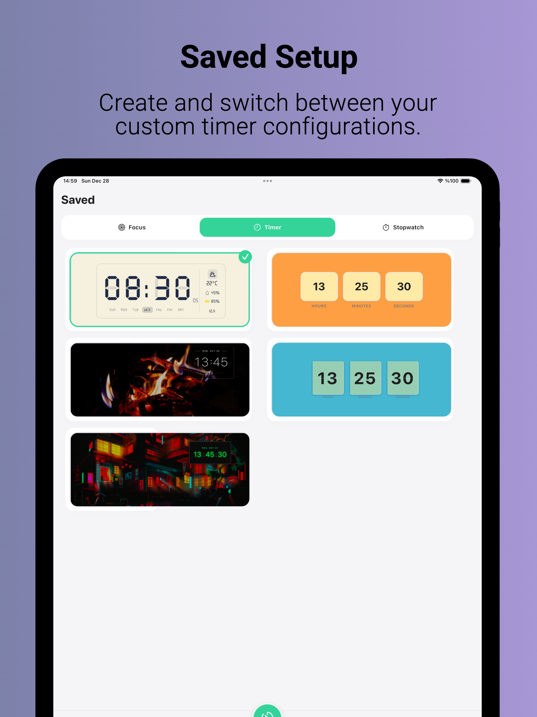 TableTimer: Design Your Time