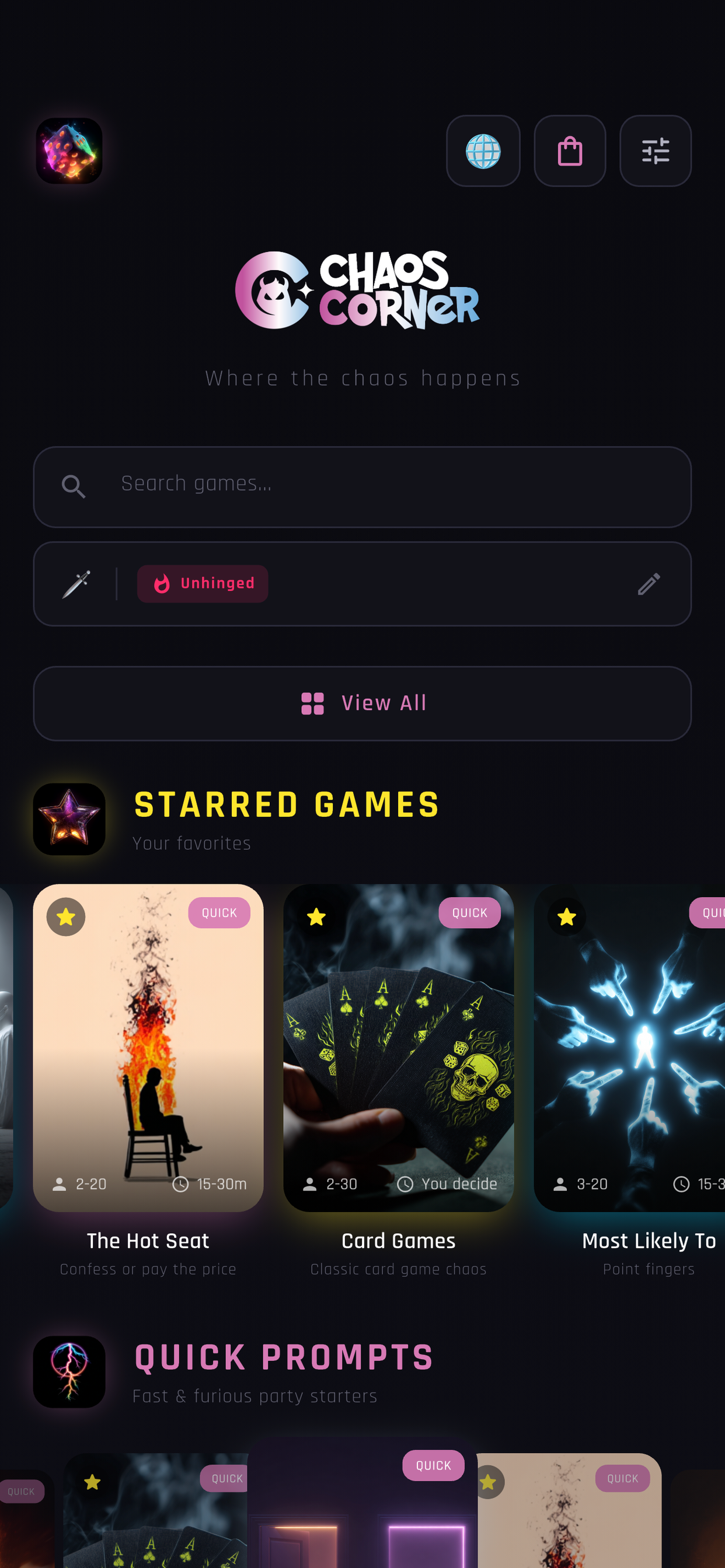 Chaos Corner screenshot 2