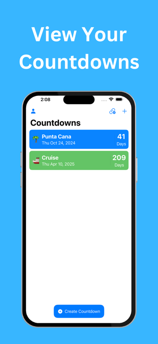 Count Me In: Shared Countdowns Screenshot 1 of 5