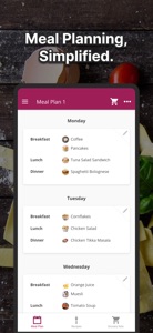 Plan Meals - MealPlanner screenshot #1 for iPhone