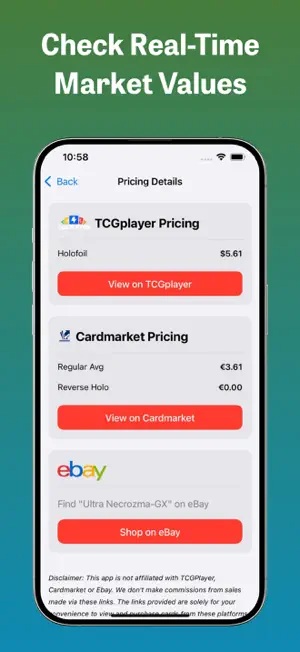Card Value Scanner - CardMon screenshot 2
