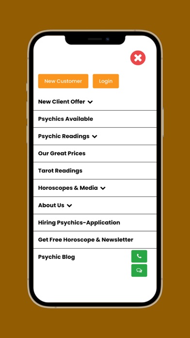 Psychic Readings on Psychic Screenshot