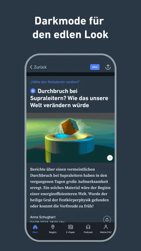 PAZ - Nachrichten und Podcast screenshot 9 of 10