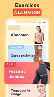 exercices chez soi pour femmes iPhone Captures Décran 1