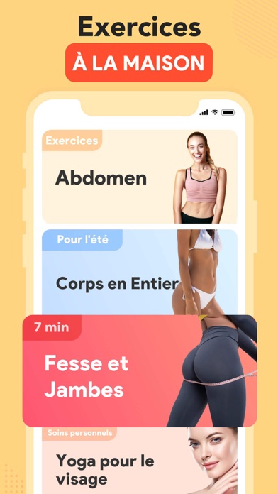 Screenshot #1 pour Exercices chez soi pour femmes