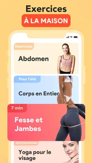 Capture d'écran de Exercices Chez Soi Pour Femmes sur iPhone 1