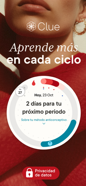 Clue Periodo y Ciclo Menstrual Screenshot