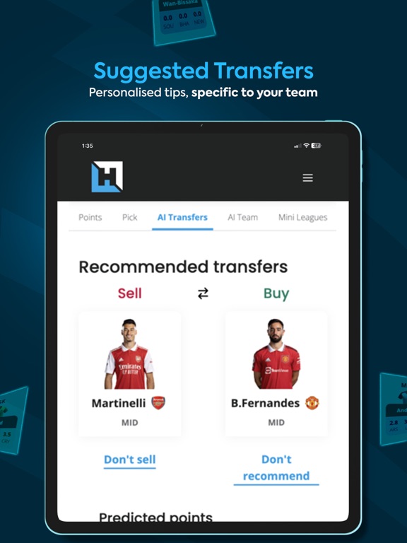 Screenshot #6 pour Fantasy Football Hub: FPL Tips