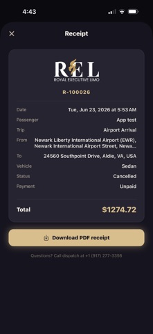 Royal Executive Limo screenshot