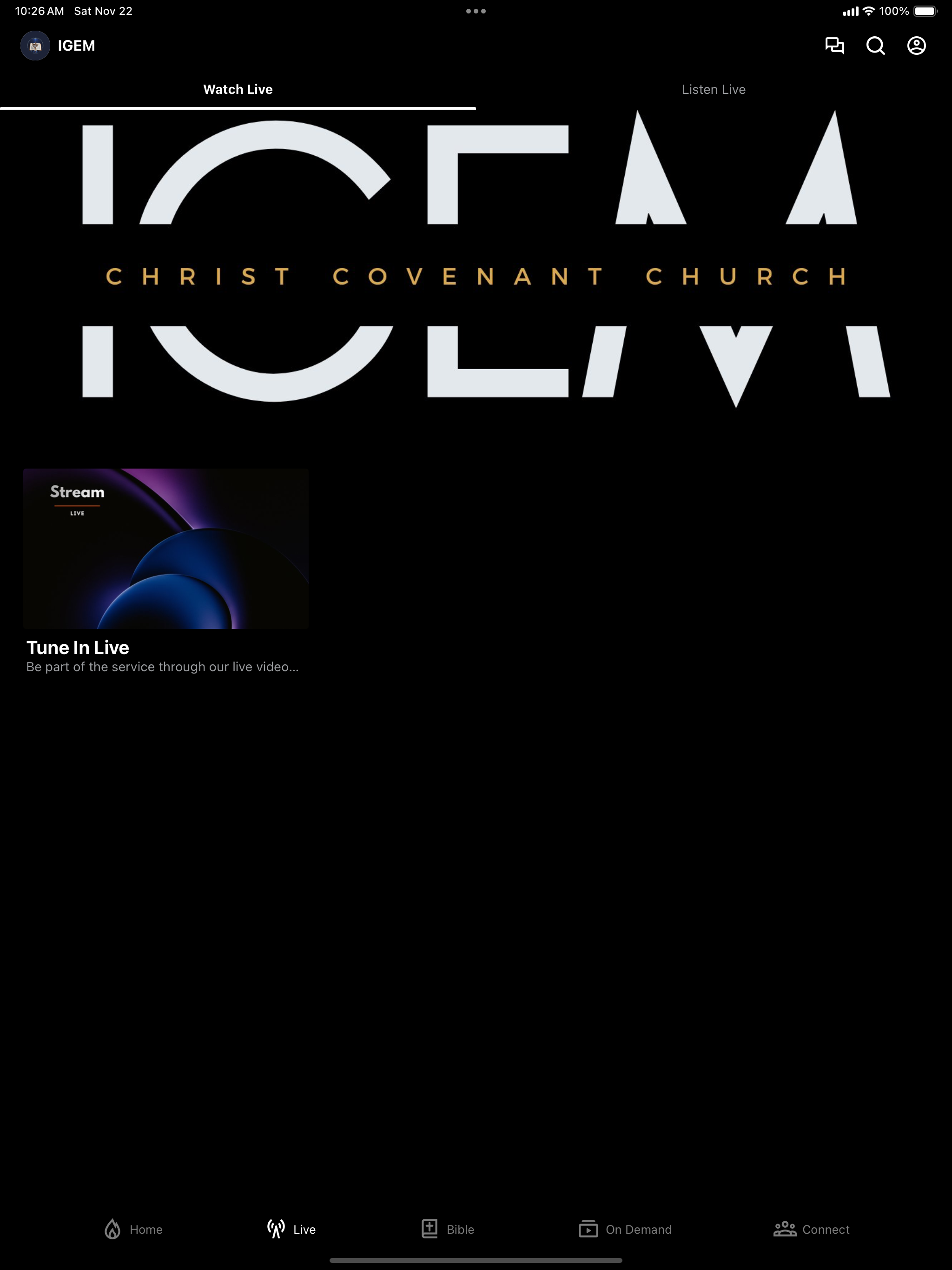 IGEM - Christ Covenant Church