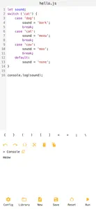 JavaScript Console Scripts screenshot #3 for iPhone