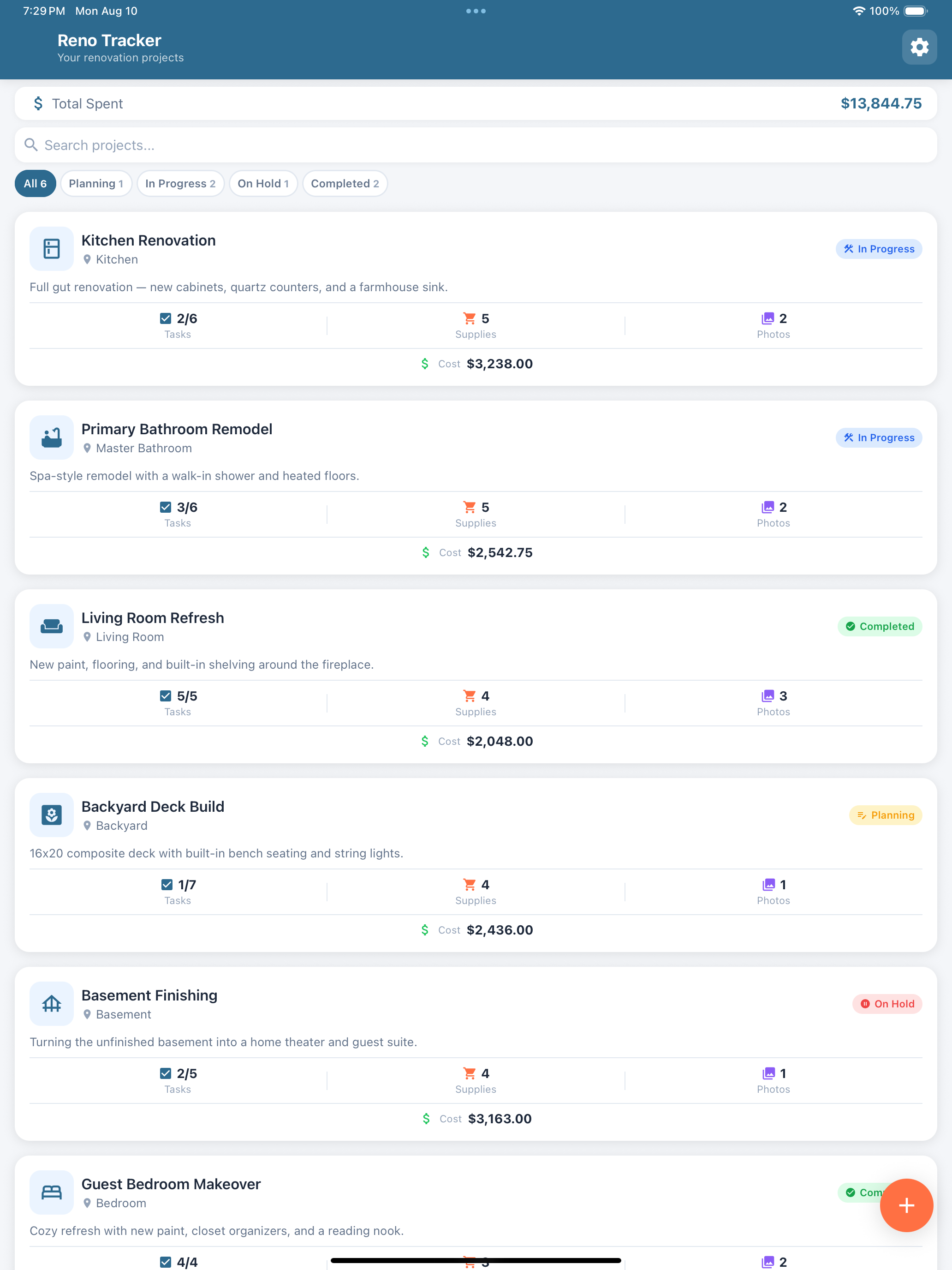 Reno Tracker screenshot 4
