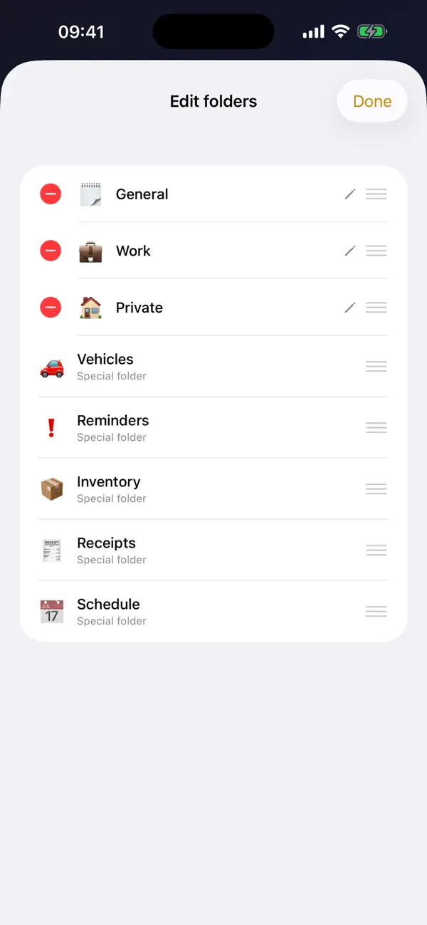 Screenshot #3 pour PlainList - Smart Organizer