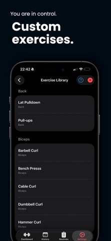 LastLiftLog – Gym workout log screenshot