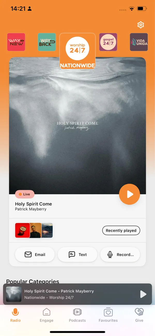 Screenshot #1 pour Worship 24/7