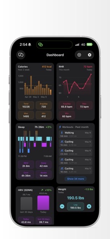 HealthData AI iPhone screenshot