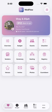 Wedding Planner & Budget Screenshot 1 of 8