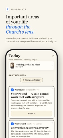 BuildSaints iPhone screenshot