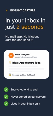 Self Mail: Note To Myself Screenshot 2 of 10