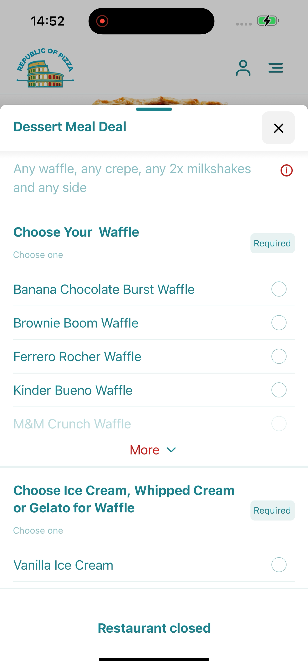 Republic of Pizza and Desserts
