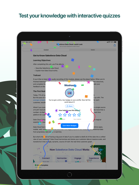 Trailhead GO iPad screenshot 4 - Education app