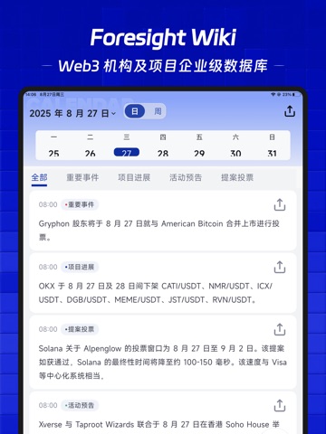 Foresight News iPad screenshot 2
