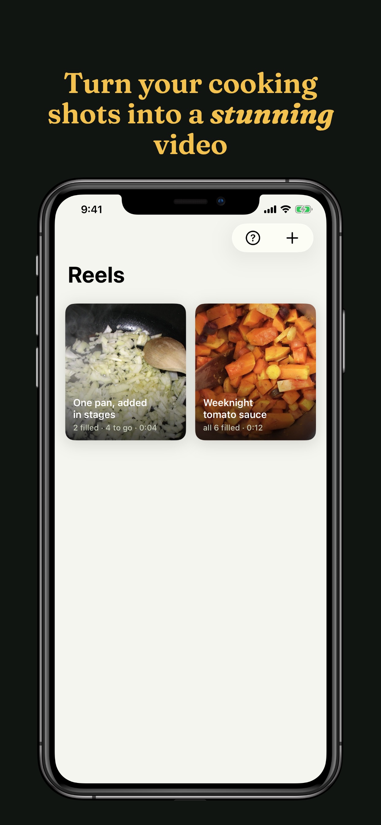 Screenshot 1 of CookReel: Recipe Video Maker