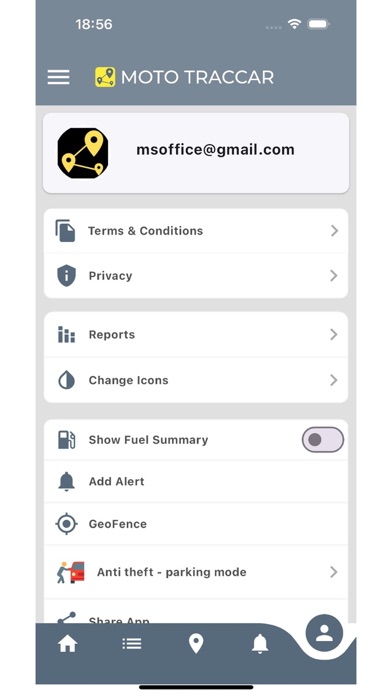 Moto Traccar Screenshot