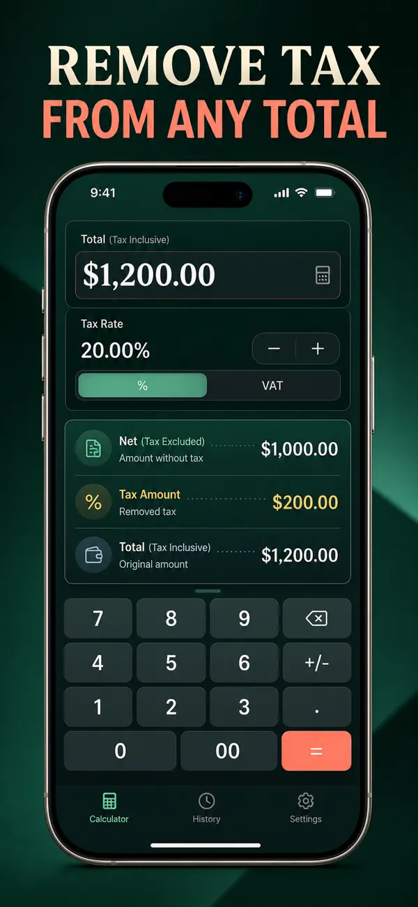 Screenshot #2 pour Calculateur TVA: HT TTC
