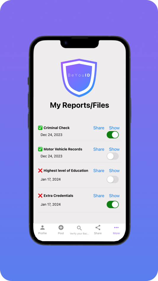 #8. BeYouID : Background checks (iOS) 由: BeYouID