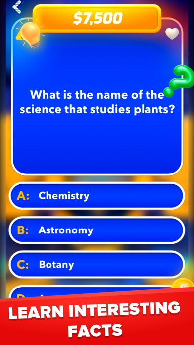 Millionaire: Quiz Game Trivia Screenshot