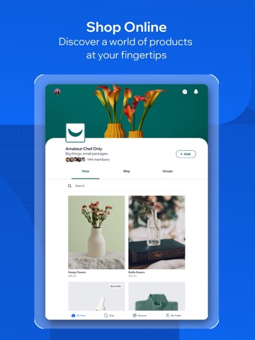Spaces: Follow Businesses iPad screenshot