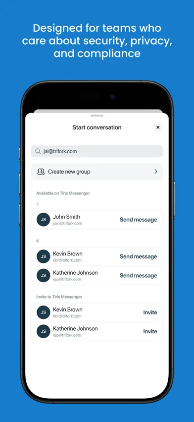 Tiris Messenger screenshot 2