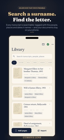 Cursive Lens: Old Handwriting Screenshot 4 of 4