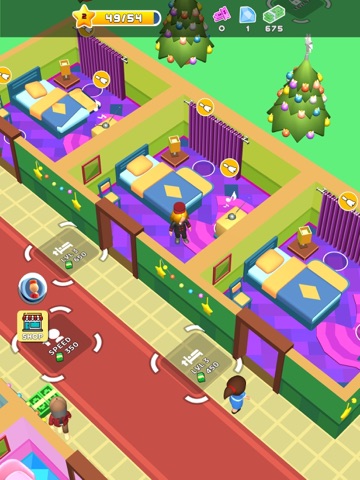 My Hotel Tycoon - idle game 3D iPad screenshot