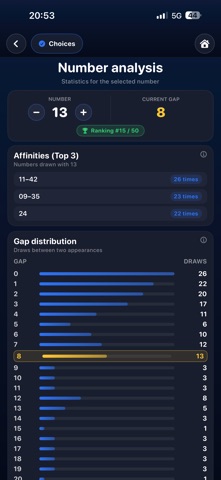 EuroMillions Analyse Screenshot 5 of 9