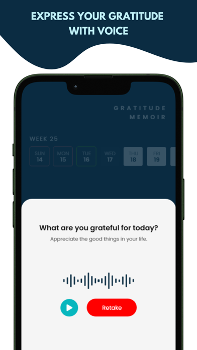 Gratitude Memoir Daily Journal Screenshot