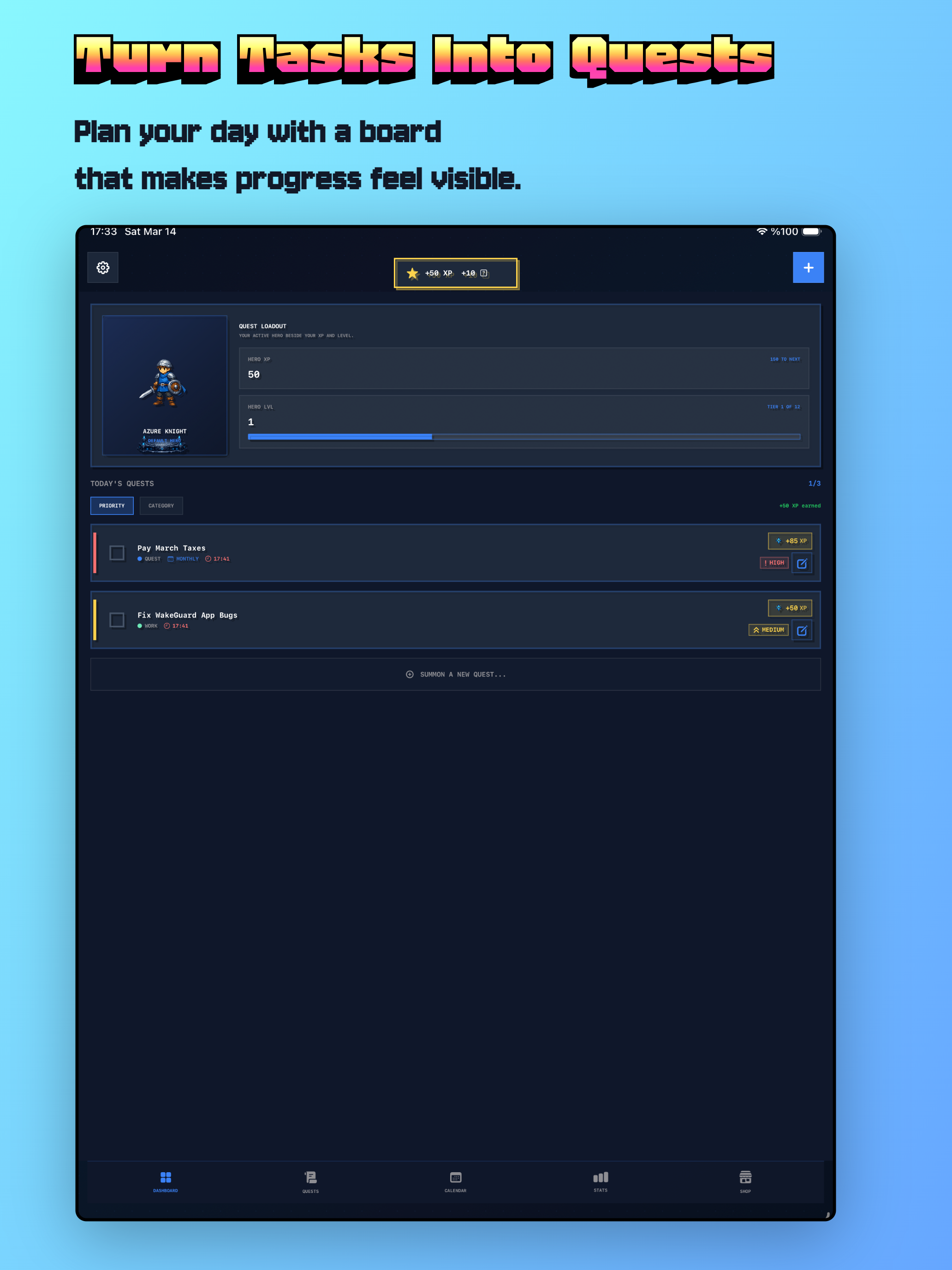 PixelPlan: Quest Planner