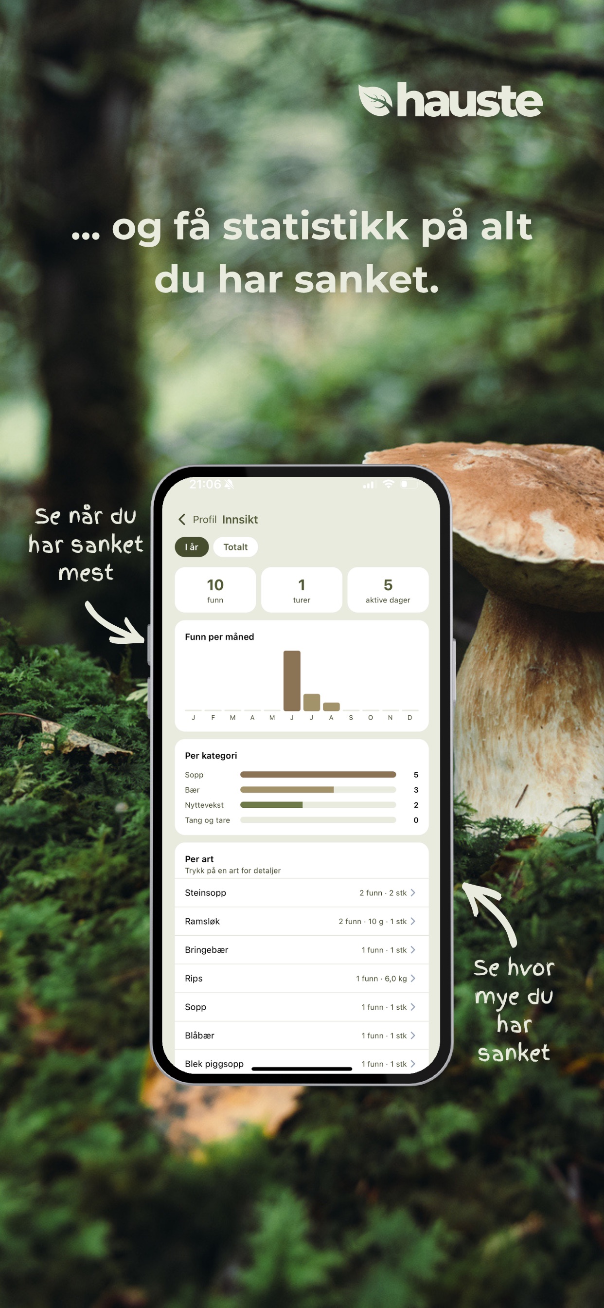 Screenshot 5 of Hauste: sopp, bær og planter