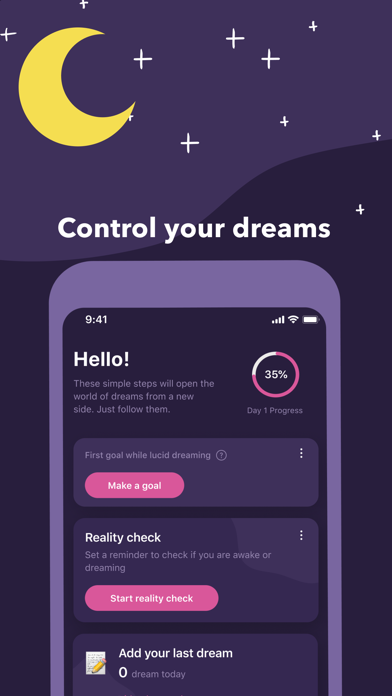 Dream Journal & Lucid Dreaming Screenshot