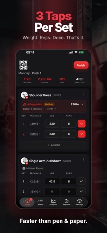 GymPsycho: Workout Log Tracker Screenshot 1 of 9