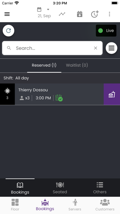 Smart Restaurant Host Screenshot