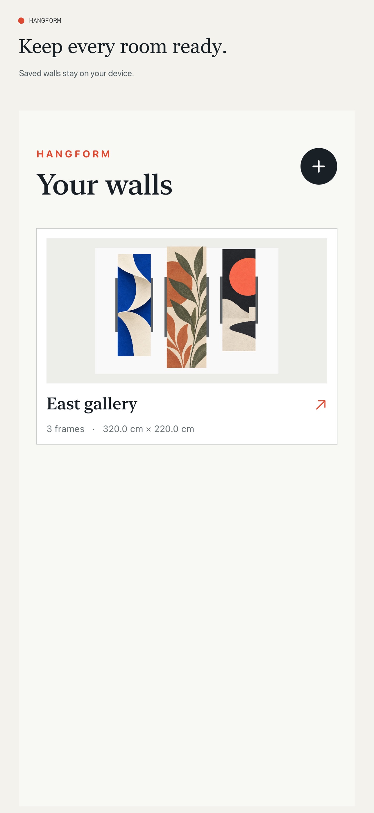 Screenshot 5 of Hangform Gallery Wall Plans