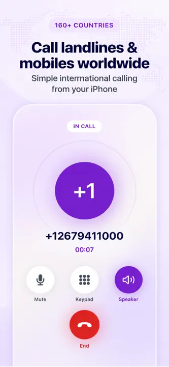 DialVia: International Calls screenshot 1