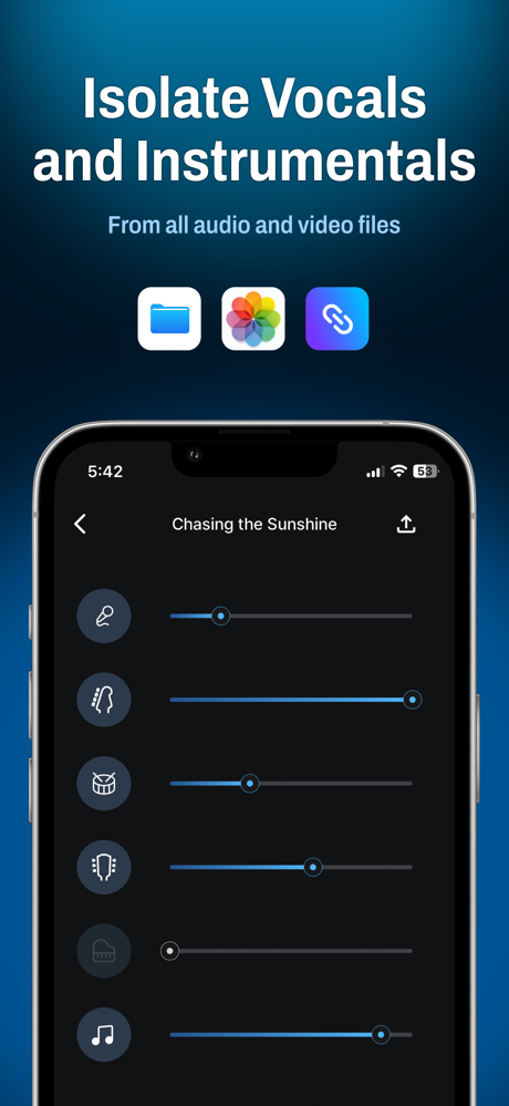 Gaudio Studio: AI Separator screenshot 1