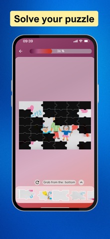 Video puzzle classic iPhone screenshot